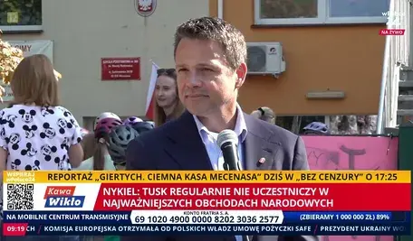 Rafał Trzaskowski brzydko gra pamięcią o prezydencie Lechu Kaczyńskim. Cyniczna odpowiedź na pytanie Rafała Jarząbka