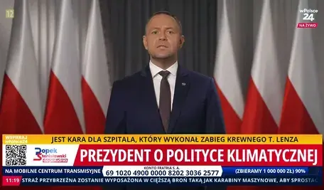 Prezydent ogłasza referendum w sprawie unijnej polityki klimatycznej 