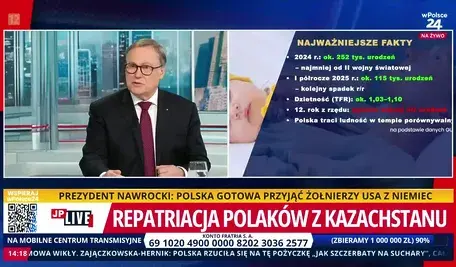 Senator Grzegorz Bierecki punktuje zaniedbania Tuska na antenie telewizji wPolsce24