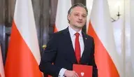 Warszawa, 08.05.2026. Bartosz Grodecki podczas uroczystości, 8 bm. w Pałacu Prezydenckim w Warszawie. Prezydent wyznaczył Bartosza Grodeckiego na szefa Biura Bezpieczeństwa Narodowego. Pod koniec kwietnia br. ze stanowiska szefa BBN zrezygnował Sławomir Cenckiewicz. (mr) PAP/Leszek Szymański