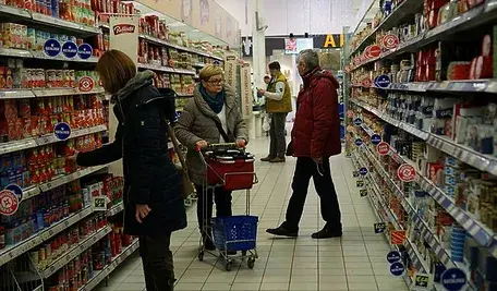 Klienci podczas zakupów