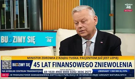 Marek Suski na antenie telewizji wPolsce24 w programie "Budzimy się" mówi o zagrożeni, jakim jest dla Polski Donald Tusk