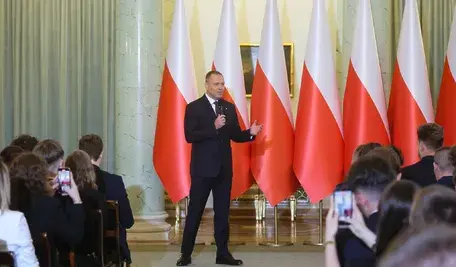 Prezydent Karol Nawrocki skierował do swoich młodych gości wyjątkowe słowa 