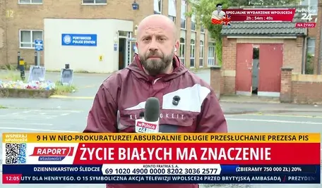 Redaktor Rafał Jarząbek relacjonuje wydarzenia z Southampton (