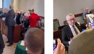Jacek Jaśkowiak zaatakowany ciastem 