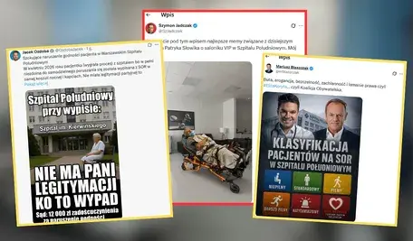 Na zdjęciu wpisy z portalu X.com dotyczące salonu VIP dla polityków KO