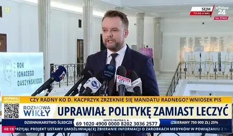 Rafał Bochenek zapowiada kontrole poselskie parlamentarzystów PiS w warszawskich szpitalach 