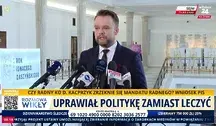 Rafał Bochenek zapowiada kontrole poselskie parlamentarzystów PiS w warszawskich szpitalach 