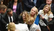 Posłowie udzielający pomocy Katarzynie Piekarskiej