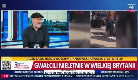 Bruno Topola na antenie telewizji wPolsce24