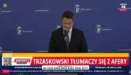 Rafał Trzaskowski tłumaczy się dziennikarzom za aferę w szpitalu
