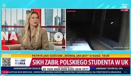 Weronika Rogowska na antenie wPolsce24