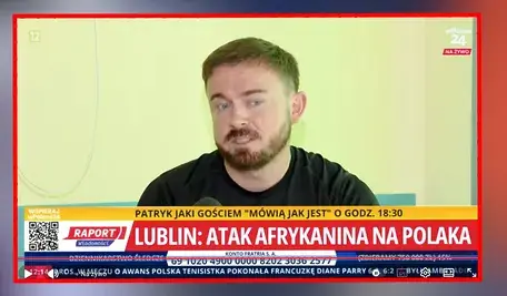 Polak zaatkowany przez migranta