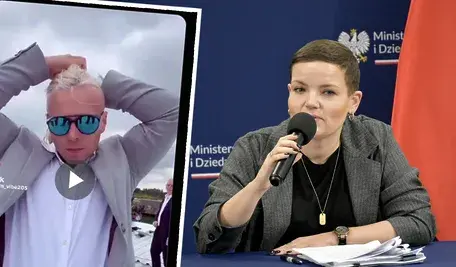 Skolim i minister Cienkowska