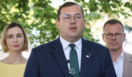 Minister rolnictwa i rozwoju wsi Stefan Krajewski podczas VII Krajowych Dni Pola w Szepietowie