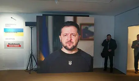 Prezydent Ukrainy Wołodymyr Zełenski