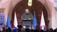 Wołodymyr Zełenski podczas wizyty w Polsce