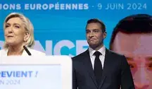 Marine Le Pen i Jordan Bardella /