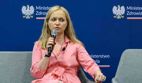 Jolanta Sobierańska-Grenda podczas panelu "PO MĘSKU O ZDROWIU"