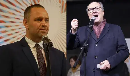 Karol Nawrocki i Włodzimierz Czarzasty