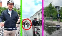 Oto jaki przykład rowerzystom daje kierownictwo resortu infrastruktury