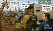 Część zwierząt w zoo pewnie wolałaby polskie siano..