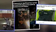 Przerażające sceny na ulicach Belfastu Północnego