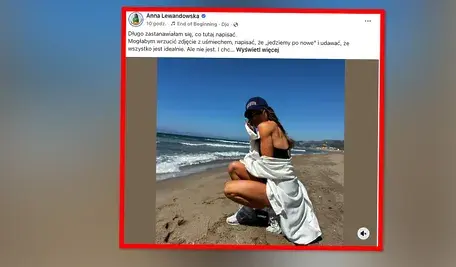 Anna Lewandowska w emocjonalnym wpisie na FB