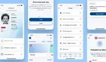Aplikacja mObywatel na smartfonie z komunikatem o wygasającej ważności dokumentu cyfrowego