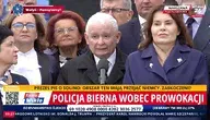 Jarosław Kaczyński podczas miesięcznicy smoleńskiej