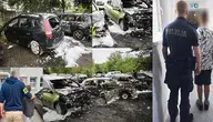 Chłopcy mieli podpalić jedno auta, a ogień przeniósł się na sąsiednie pojazdy (