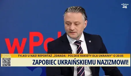 Szef BBN Bartosz Grodecki w rozmowie z Marcinem Wiłką