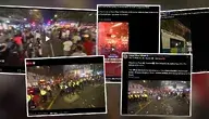 Screeny z portal X demonstrujące zamieszki w Londynie po meczu Francji z Maroko