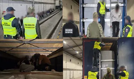 27 nielegalnych imigrantów miało wjechać do Polski w naczepie rumuńskiego tira