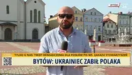Rafał Jarząbek, reporter TV wPolsce24 na miejscu zdarzenia
