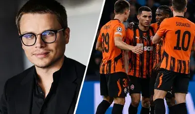 Jarosław Królewski oraz piłkarze Szachtara Donieck – ukraiński klub nie będzie już rozgrywał domowych meczów na stadionie Wisły Kraków.