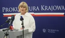 Rzecznik prasowa Prokuratora Generalnego, prokurator Anna Adamiak podczas konferencji prasowej