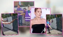 Zdjęcia z incydentu pod domem Andziaks