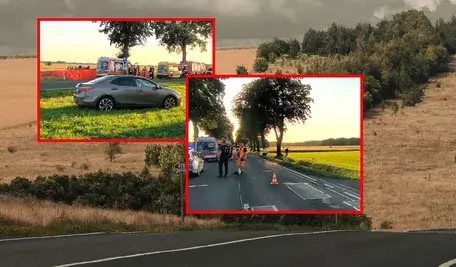 Dwójka wracających znad morza dzieci zginęła w wypadku w miejscowości Wójcina
