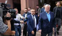 Ukraińska dyplomacja po wyjściu z budynku MSZ w Warszawie