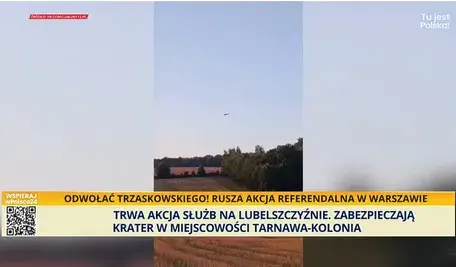Dron spadł pod Lublinem
