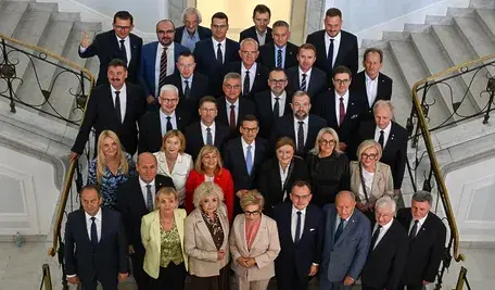 Były premier Mateusz Morawiecki i członkowie stowarzyszenia „Rozwój Plus” 