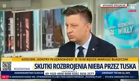 Michał Dworczyk w programie Marcina Wikły