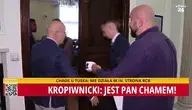 Poseł Kropiwnicki nie chciał przyjąć kubka od red. Jarząbka 