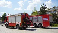 Radny z Cieszyna przyznał, że siedział za kierownicą wozu strażackiego, który stoczył się ze skarpy