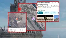Nieznani sprawcy zmienili w wulgarny sposób nazwy na mapie Google