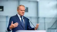 Premier Donald Tusk podczas konferencji prasowej