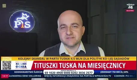 Dariusz Matecki na antenie telewizji wPolsce24