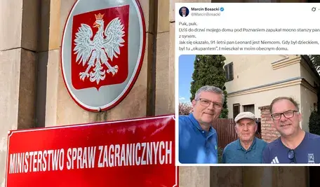 Do domu Marcina Bosackiego zapukał były niemiecki okupant. Wiceszef MSZ bardzo się ucieszył.