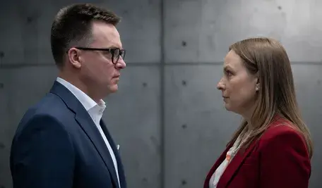 Szymon Hołownia i Katarzyna Pełczyńska-Nałęcz